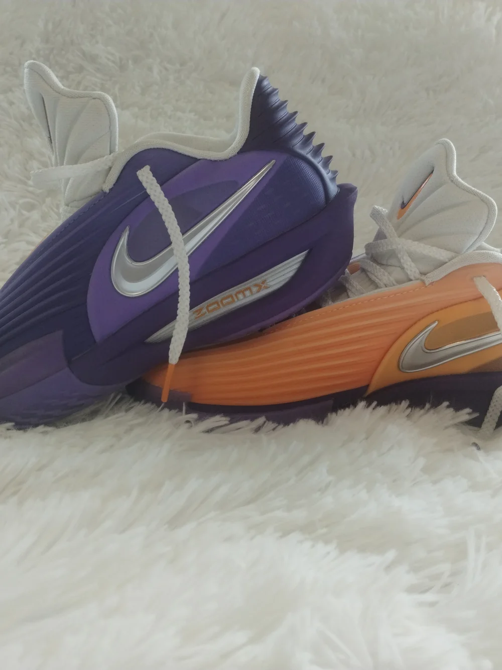 Nike Zoom Air Purple and Orange Sneakers